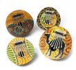 画像1: ココナツカリンバ（彫り）アボリジニ民族楽器 (1)