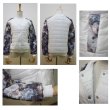 画像9: キルティング ジャケット 中綿 ブルゾン 花柄デザイン  アウター ショートジャケット  (9)