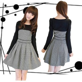 選べるデザイン】ウールコート レディース 千鳥柄 ゆるコート
