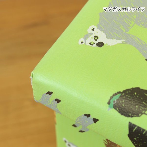 画像12: 収納BOXスツール アニマル 動物 ゾウ ライオン シロクマ 小物入れ おもちゃ箱 インテリア 椅子 オットマン 耐荷重100kg (12)