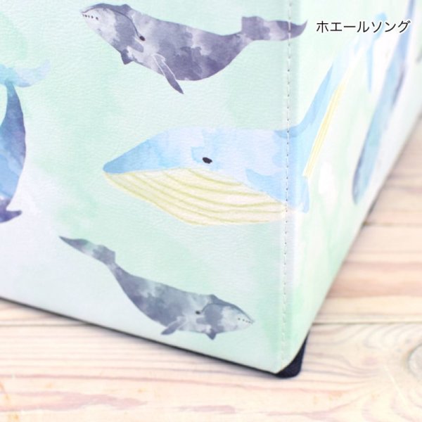 画像10: 収納BOXスツール アニマル 動物 ジンベイザメ クジラ 小物入れ おもちゃ箱 インテリア 椅子 オットマン 耐荷重100kg (10)