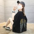 画像5: 羽デザイン 大きいサイズ 韓国 レディース ファッション Tシャツ  (5)