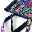 画像6: カンバディアパッチ トートバッグ インド伝統柄 刺繍 エキゾチック 鞄  (6)
