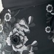 画像10: 花柄刺繍デザイン フリル リボン ミニドレス 衣装 パーティー パールボタン キャバドレス (10)