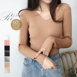 フリル ニットトップス レディース 長袖 ニットソー 無地 ニットセーター 韓国風 2way(T) フリル ニットトップス レディース 長袖 ニットソー 無地 ニット