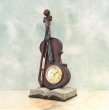 画像3: ヴァイオリン型 置時計 ロイヤルサロン テーブルクロック（Violin ＆ Book） (3)