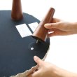 画像11: ロースツール ネイティブ柄デザイン ラウンド オットマン アジアン インテリア雑貨 スツール 椅子 (11)