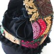 画像11: カンバディアパッチ バケツバッグ 華やか刺繍 インド伝統柄 キラキラビーズ スパンコール エキゾチック 鞄  (11)