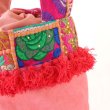 画像14: カンバディアパッチ バケツバッグ 華やか刺繍 インド伝統柄 キラキラビーズ スパンコール エキゾチック 鞄  (14)