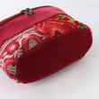 画像13: カンバディア バニティーポーチ 小物入れ 華やか刺繍 インド伝統柄 キラキラビーズ スパンコール エキゾチック アジアン (13)