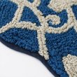 画像7: マット ペルシャ絨毯デザイン 上品 フロアマット パープル ネイビー リビング 玄関  (7)