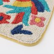 画像7: オトミ刺繍 カラフル フロアマット L 鳥雑貨 オトミ族 メキシカンマット リビング 玄関マット (7)