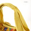 画像8: 【予約商品】カンバディアパッチ バルーンバッグ インド伝統柄 華やか刺繍  キラキラビーズ スパンコール エキゾチック 鞄  (8)