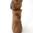 画像7: 木彫 親子フクロウアジアン雑貨 置物  オブジェ タイ伝統工芸 梟 雑貨   (7)