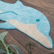 画像6: 海の生き物シリーズ イルカ シャチ クジラ フロアマット 玄関 子供部屋 海豚 鯨 鯱 (6)