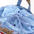 画像6: カンバディアパッチ トート巾着付 インド伝統柄 華やか刺繍  キラキラビーズ スパンコール エキゾチック 鞄  (6)