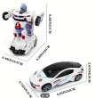 画像5: 変身しながらピカピカ光るロボット　車　スポーツカー　トランスフォーマー　トランスフォーム (5)