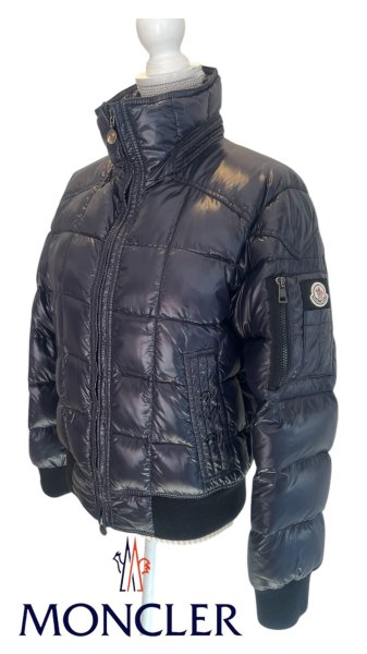 画像1: 美品 MONCLER モンクレール ダウンジャケット コミックタグ有り メンズ レディース オーバーン ダウン アウター サイズ0 (1)