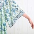 画像13: 【Shanti Shanti】ワンピース ブロックプリントディンティ アジアン衣料 エスニック マキシ丈 ロングワンピース リゾートワンピ (13)
