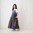 画像8: エスニック衣料【Shanti Shanti】マキシ キャミワンピース アフリカンアジアン リゾートワンピ (8)