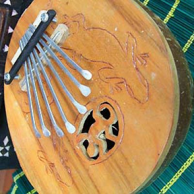 画像1: ココナツカリンバ（彫り）アボリジニ民族楽器
