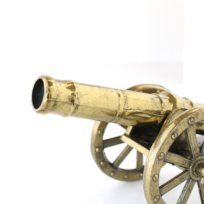 イタリアザマック 大砲 L 真鍮 ヨーロピアン雑貨 クラシカル オブジェ